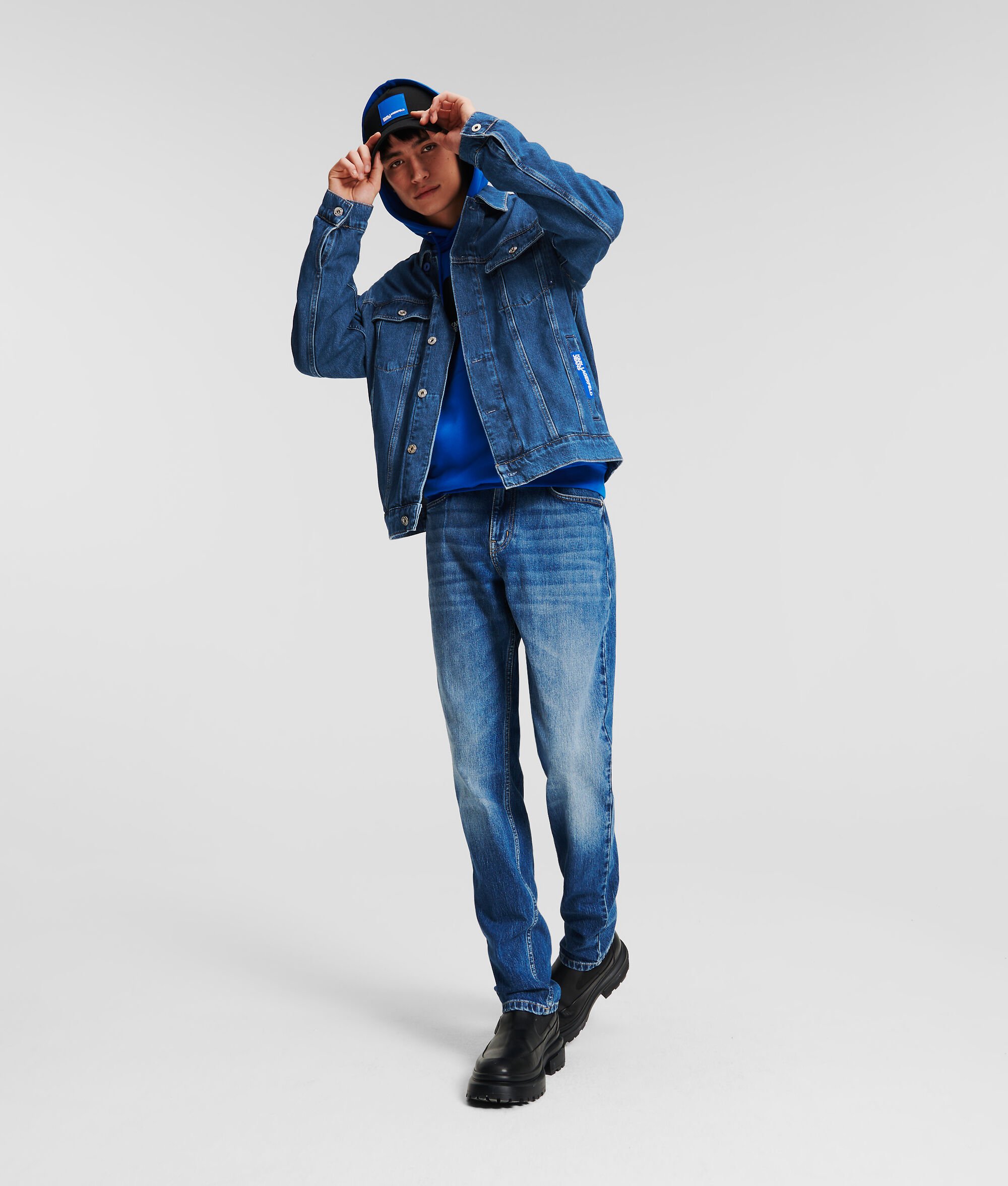 (image for) Handcrafted KLJ REGULAR-FIT DENIM JACKET